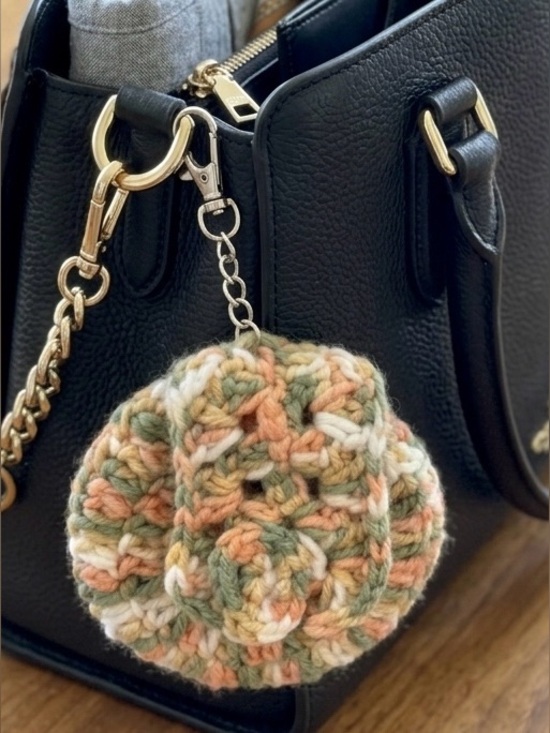 @christidr Accessories - Crochet Round Coin Pouch Keychain Bag Charm